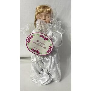 Vintage NIB Rare Keepsake Porcelain‎ Doll Alexandria In Prayer